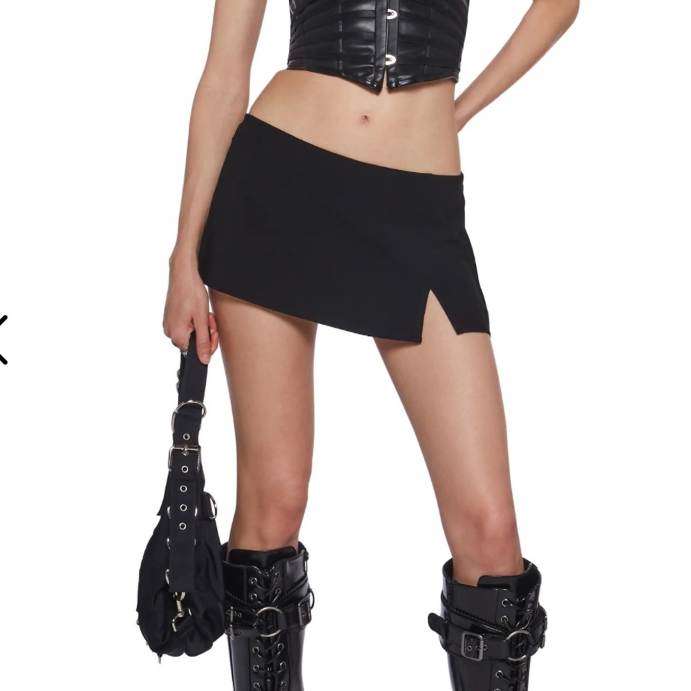 DOLLSKILL Joely Micro Skort in Black